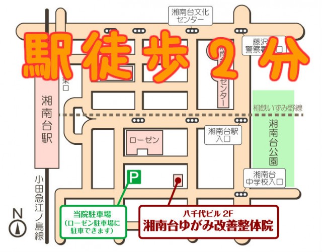 駅から徒歩2分